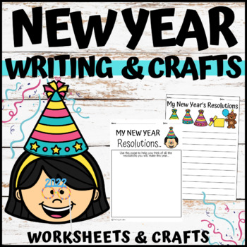 Preview of New Year's Resolutions 2022: Writing Activity/DIGITAL/GRADES: 2 to HIGHER