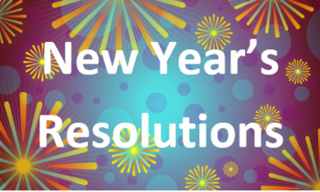 New Year's Resolutions by misscrazyteacher | TPT