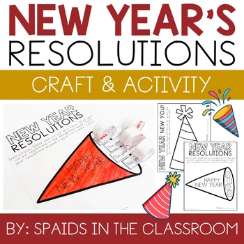 Preview of New Year's Resolutions Craft and Activity