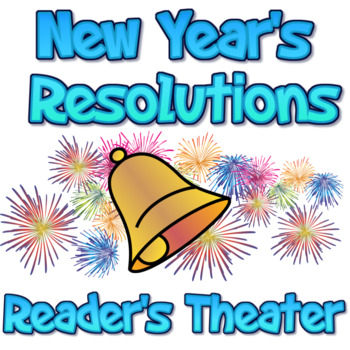 Preview of New Year's Resolutions Reader's Theater Script and Activity