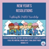 New Year's Resolutions Writing Activity (Grades 6-8) 