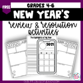 New Year's Resolutions and Review | Grades 4-6 | Writing Prompts