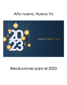 Preview of New Year's Resolutions | Back to School Editable Activities Spanish and English