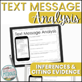 New Year's Text Message Analysis Making Inferences & Citin