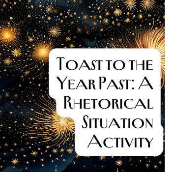 Preview of New Year's Toast, No Prep, English Language Arts, Interactive, Google Activities