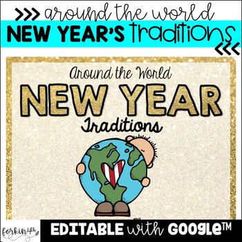 Preview of New Year's Traditions Around the World (for Google Slides™)