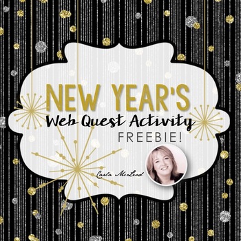 Preview of New Year's Web Quest Activity FREEBIE!