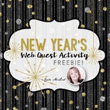New Year's Web Quest Activity FREEBIE!