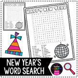 New Year's Word Search