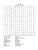 New Year's Word Searches