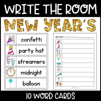 Preview of New Year's Write the Room