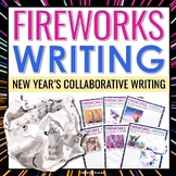 New Year's Writing Activity - Fireworks Collaborative Narr
