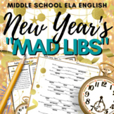 New Year's Writing Activity: "Mad Libs!" Students Recreate