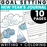New Year's Writing Activity and Growth Mindset Reflection Journal