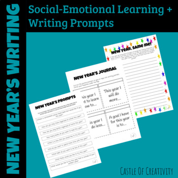 Preview of New Year's Writing- Three FREE Resources!