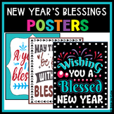 New Year's Blessings Posters