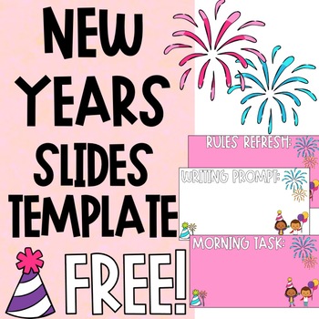Preview of New Year themed Slides template 