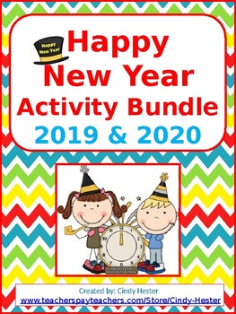 Preview of New Year 2019 & 2020 Activity Bundle - ELA Common Core Aligned