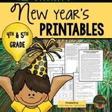 Happy New Year 2024 Fun Worksheets Activity Packet Winter 