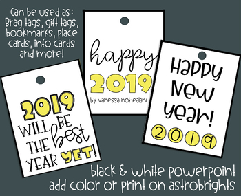 Preview of New Years 2019 Tags