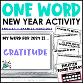 New Years 2024 | One Word Goals, Student New Year Goals 2024