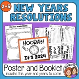 New Years 2024 Resolutions - Setting Goals Poster & Booklet