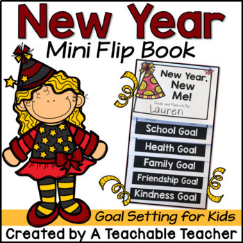 Preview of New Years 2024 Activities | New Years Resolutions 2024 Flip Book