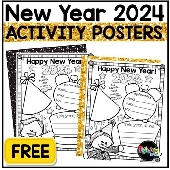 Preview of New Years 2024 Free Posters