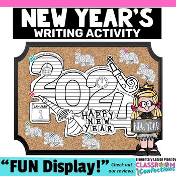 New Years 2024 : New Year's Writing Activity | TPT