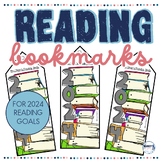 New Years 2024 Reading Bookmarks - FREEBIE