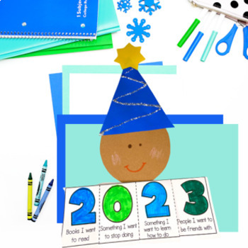 New Year 2024 Resolution New Years Goals Flip Book