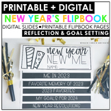 New Years 2023 Resolutions Flipbook Activity - Digital & P