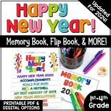 Happy New Years 2024: Goals, Memory Book, Flip Book, Resol