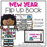New Years 2024 Activities, Resolutions, Writing, Flip Book, Goals