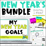 New Years 2024 Activities Bundle | Print + Digital