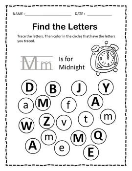 New Years 2023 Activities Find The Letter Coloring Pages | January A-Z ...