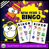 New Years 2024 Activities | New Years Bingo Game Cards