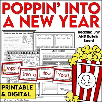 Preview of New Years 2024 Activities | New Years Resolution Bulletin Board 