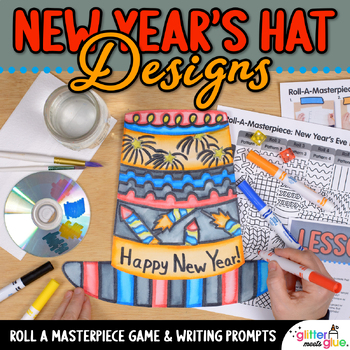 New Years 2024 Activity Design A Hat Game Art Sub Plan Writing Prompts   Original 2915565 1 