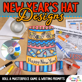 New Years 2024 Activity: Design a Hat Game, Art Sub Plan, 