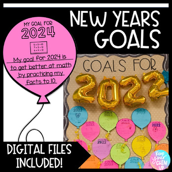 Preview of New Years 2024 Activity - Print & Digital Options