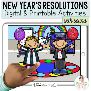 Preview of New Years 2024 | Craft, Writing, and Digital Activities