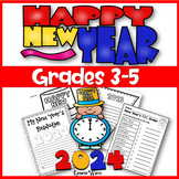 New Years 2023 Grades 3-5 Printables