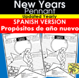 New Years 2024 Resolution SPANISH Propósitos de Año Nuevo 