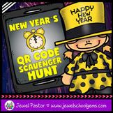 New Years 2024 Scavenger Hunt with New Years Trivia | QR C