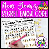 New Years 2024 Secret Emoji Crack the Code January Activities