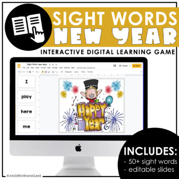 Preview of New Years 2024 | Sight Word Flash