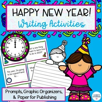 New Years 2024 Writing Prompts | Resolutions Goals Memories Activities