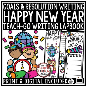 Preview of New Years 2024 Activities Craft Lapbook New Years Resolutions 2024 Goal Setting