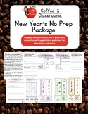New Years 2024! No Prep Activity Pack - Coffee & Classrooms